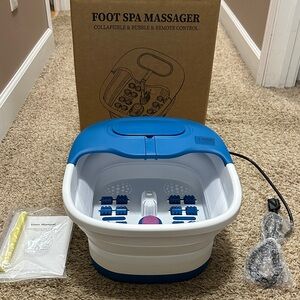 Brand New in the box Foot Spa Massager- collapsible